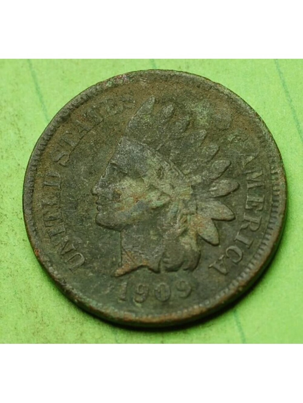 W958 1909 Indian Head Cent Penny 1c - Check Out Our Store